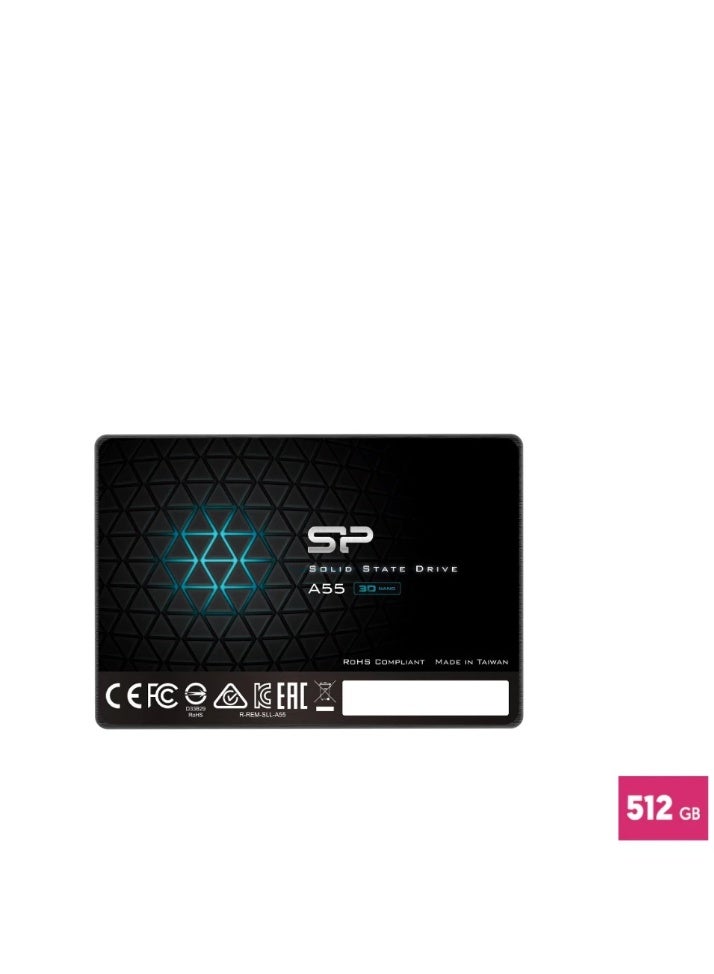 سيليكون باور محركات أقراص الحالة الصلبة Silicon Power A60P34 PCIe Gen3x4 NVMe M.2 2280 SSD (512 جيجابايت) - Image 1